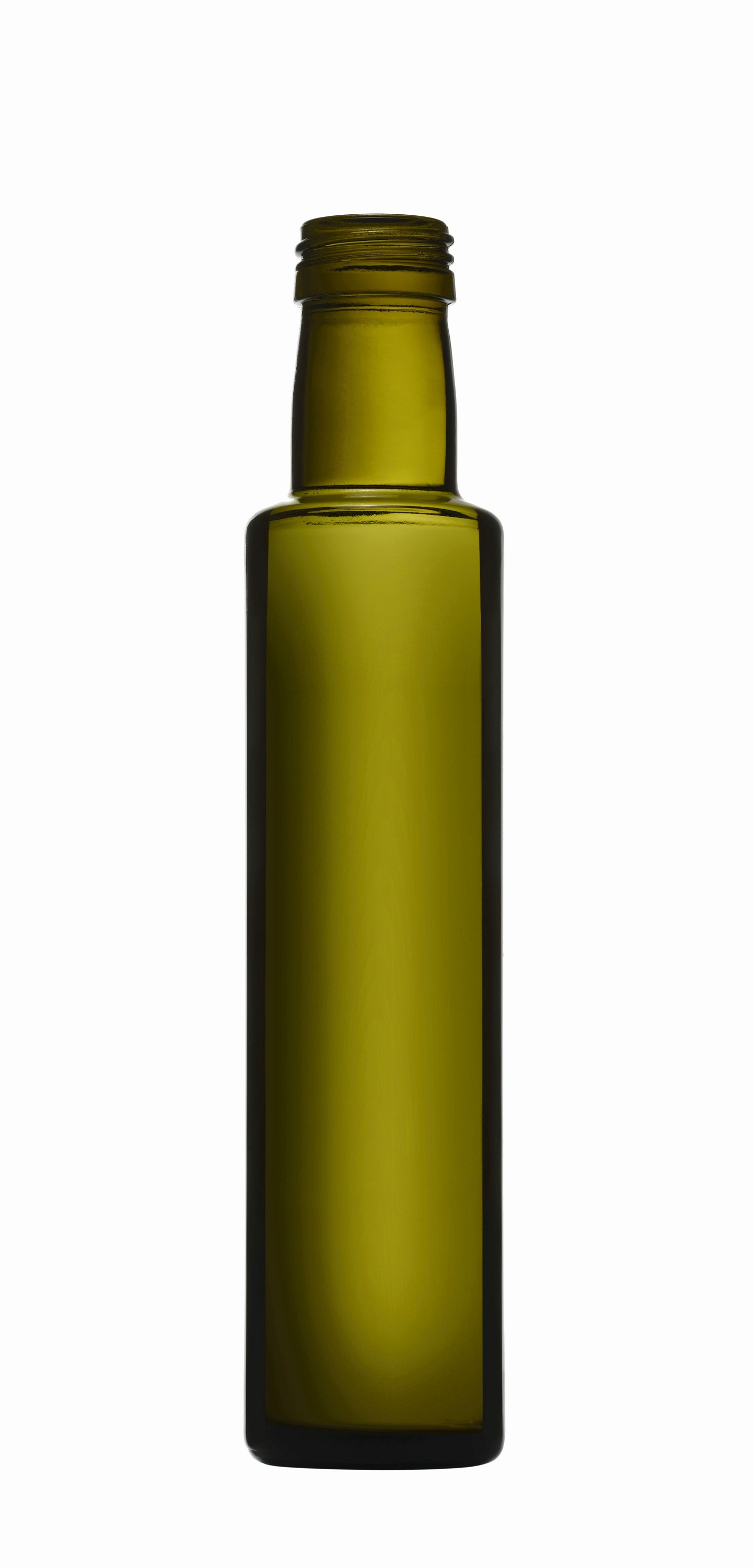 Ölflasche aus Glas mit Ausgießer Gold (2er Set, 500ml)