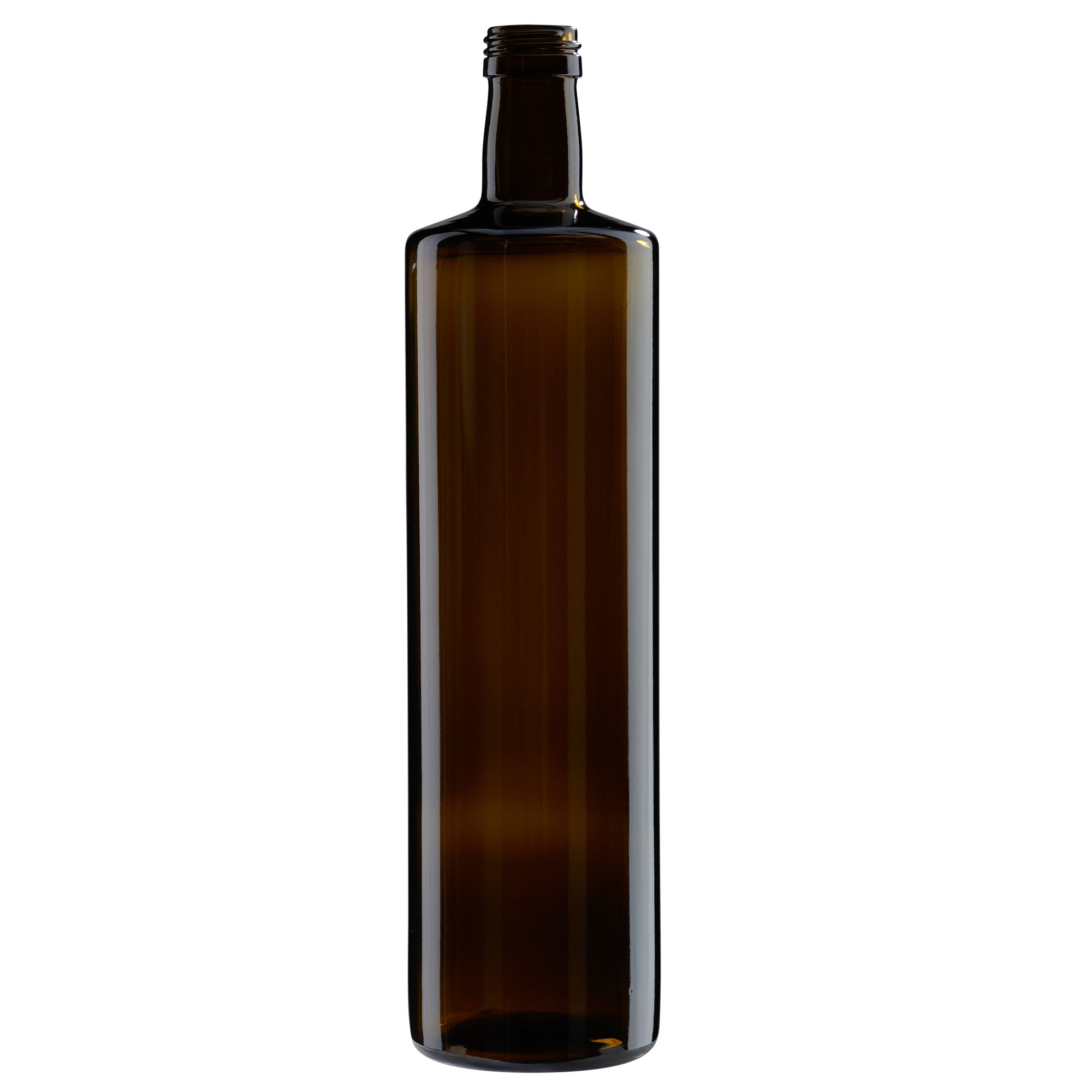 6x Glasflasche  1.000 ml aus Antikglas, leere Ölflasche mit Verschluss und Ausgießer