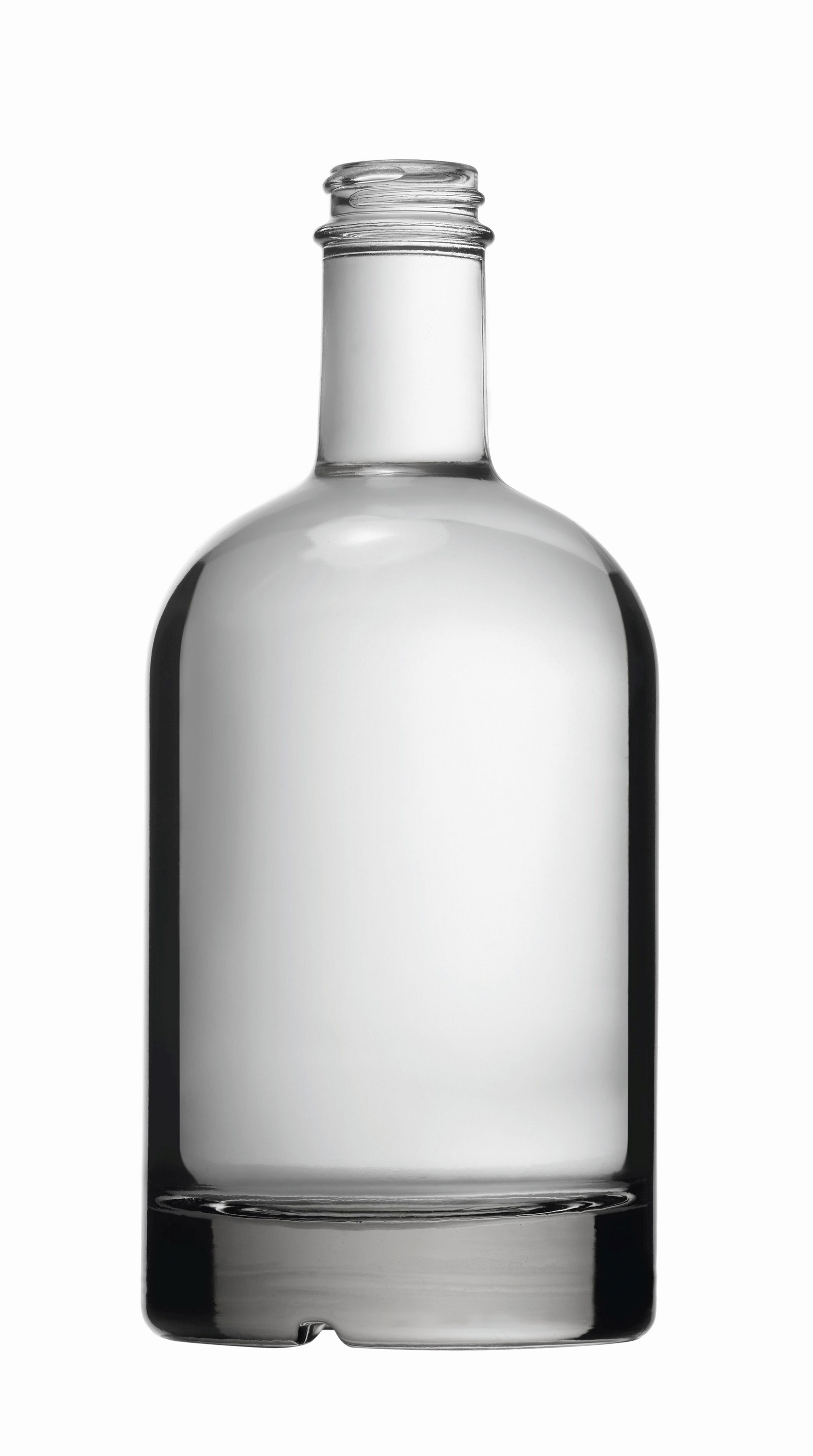 6x Glasflasche 500 ml  mit  Schraubverschluss leer zum Befüllen (Spirituosenflasche, Likörflasche)