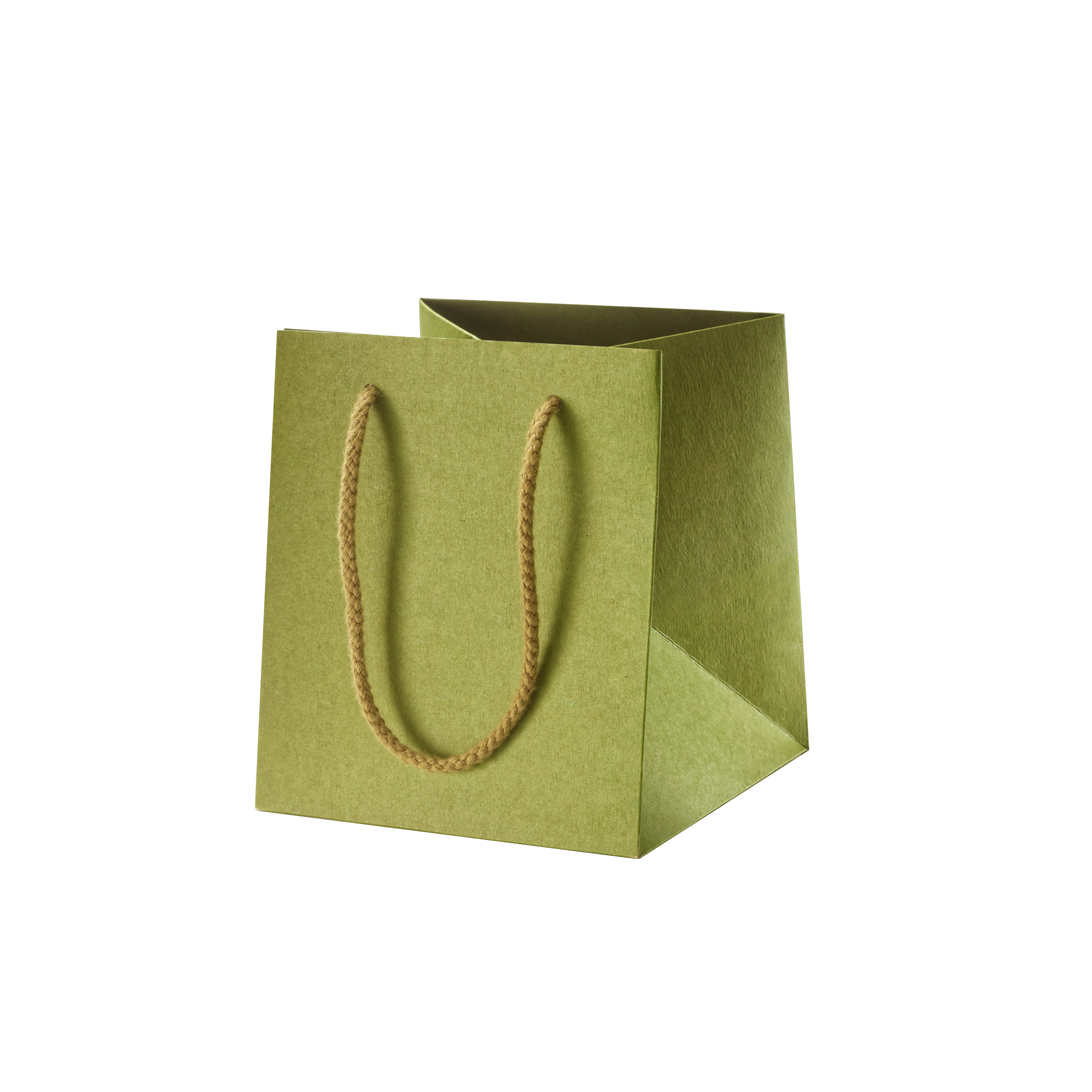10x Geschenktragetasche grün