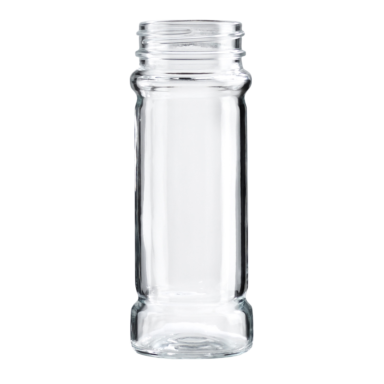 6x Gewürzglas 100ml mit Streuer,  kleines leeres Glas zum Befüllen für Kräutersalze oder Gewürze, mit Schraubverschluss